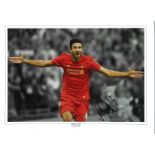 Marko Grujic Liverpool Signed 16 x 12 inch football photo. Good Condition. All autographs come