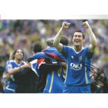 David Nugent Portsmouth Signed 10 x 8 inch football photo. Good Condition. All autographs come