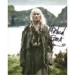 Game of Thrones Michael Feast as Aeron Greyjoy signed 10 x 8 inch colour photo. All autographs