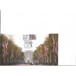 2012 Internetstamps 1st Class Diamond Jubilee Definitives FDC Stampex Postmark. All autographs