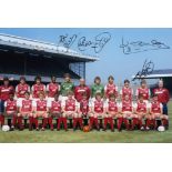 ARSENAL 1985, football autographed 12 x 8 photo, a superb image depicting the Gunners squad of
