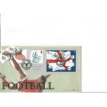 2002 Football World Cup miniature sheet Benham official FDC BLCS229b, Highbury Special postmark. All