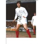 Football Mick Bates 10x8 Signed Colour Photo Pictured In Action For Leeds United. All autographs