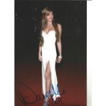 Danielle Lloyd signed 12x8 colour photo. All autographs come with a Certificate of Authenticity.