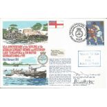 Captain P G C Dickens and Lieut Comdr B Westlake signed RNSC(3)6 cover commemorating the 65th