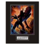 Stunning Display! Alien John Hurt (d) hand signed professionally mounted display. This beautiful