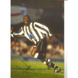 Ruel Fox Newcastle Signed 12 x 8 inch football photo. All autographs come with a Certificate of