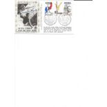 WW2 SOE leader Maurice Buckmaster signed 1985 40th ann French Liberation silk FDC. Numbered 3 of 8