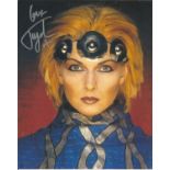 Punk Queen Toyah signed 10 x 8 inch stunning head and shoulders portrait. All autographs come with a