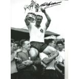 Nat Lofthouse Bolton Signed 12 x 8 inch football photo. All autographs come with a Certificate of