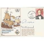 Cdr R W Moland and Rear Admiral D Williams signed RNSC11 cover commemorating the 300th Anniversary
