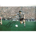 Malcolm Mcdonald Newcastle Signed 12 x 8 inch football photo. All autographs come with a Certificate