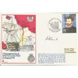 Cdr W B Smith signed RNSC10 cover commemorating the 175th Anniversary of Battle of the Nile. 5p