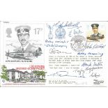 Lord Dowding Sheltered Housing Project cover RAF(AC)29 signed by Sqn Ldr K N T Lee and 8 DFC DFM