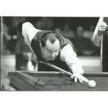 RAY REARDON signed Snooker 8x12 Photo. All autographs come with a Certificate of Authenticity. We