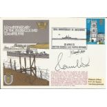 Captain J F Kidd and Rear Admiral R D Lygo signed RNSC7 cover commemorating the 55th anniversary