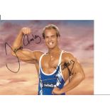 Gladiator James Crossley signed 10x8 inch colour photo. All autographs come with a Certificate of