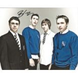 Inbetweeners signed 10 x 8 colour Group Landscape Photo Signed By Joe Thomas And Black Harrison,