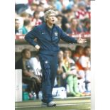 Manuel Pellegrini Manchester City Signed 12 x 8 inch football photo. All autographs come with a