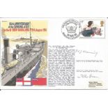 Great War veteran Captain F G J Manning and Captain H C Green signed RNSC(3)3 cover commemorating