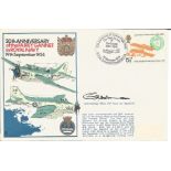 Commanding officer 849 Naval Air Squadron signed RNSC16 cover commemorating the 20th Anniversary