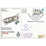 Royal Air Force Hendon 50th Anniversary of First RAF Air Display Hendon 3rd July 1920 unsigned FDC