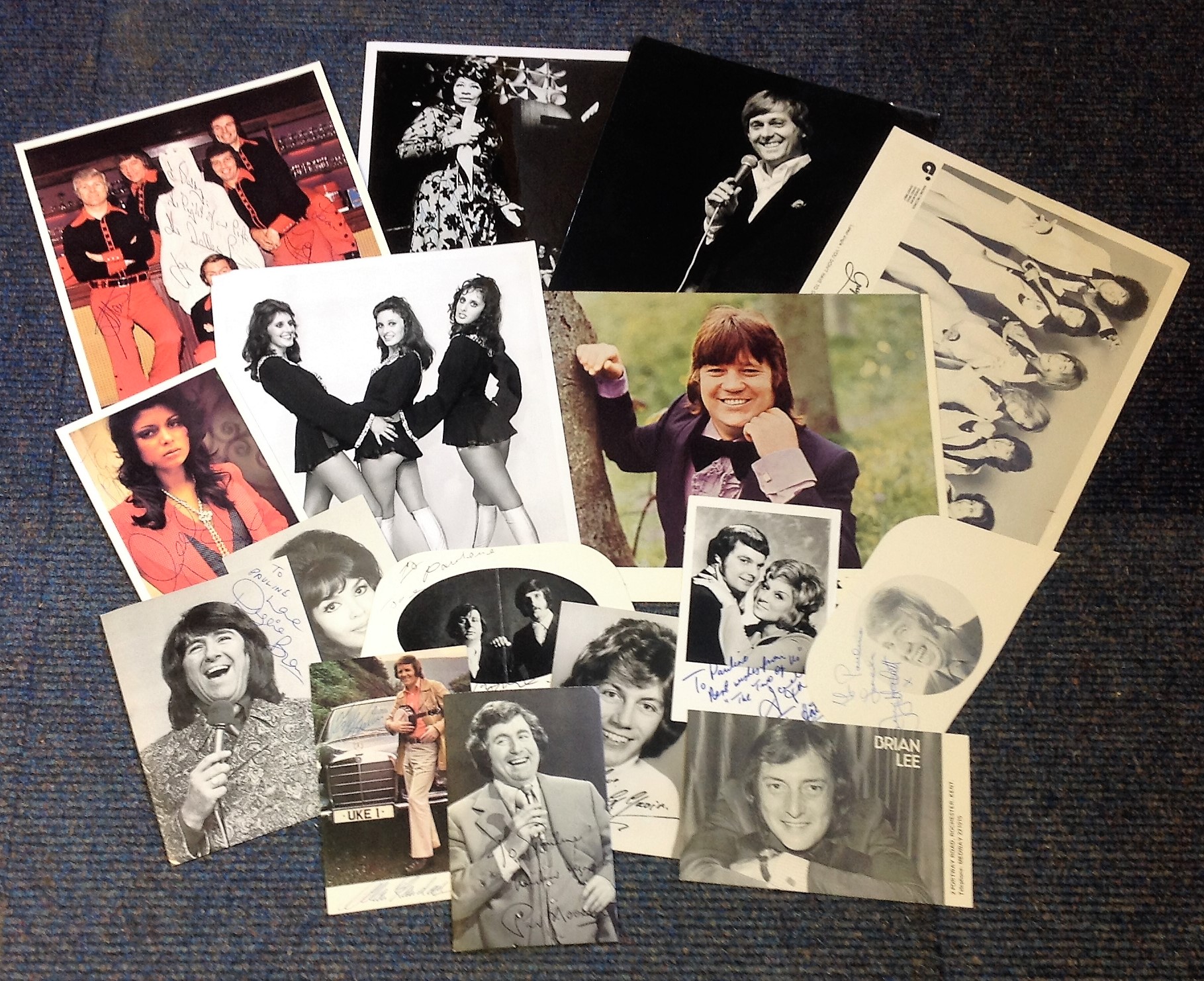 Assorted TV/Film music signed collection. 12 in total. Some may be printed, damaged or dedicated.