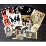 Assorted TV/Film music signed collection. 12 in total. Some may be printed, damaged or dedicated.