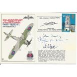 John Fairey, Captain K A Leppard and Lt Cdr M C S Apps signed RNSC6 cover commemorating the 30th