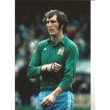 Joe Corrigan Manchester City Signed 12 x 8 inch football photo. All autographs come with a