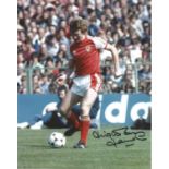 Leighton James signed 10x8 colour photo pictured in action for Wales. All autographs come with a