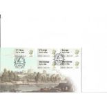 2009 Internetstamps New Definitives FDC Post and Go Labels Windsor postmark. All autographs come