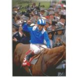 WILLIE CARSON signed Horse Racing Jockey 8x12 Photo. All autographs come with a Certificate of