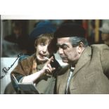Jean Alexander signed 12x8 colour photo as her character Hilda Ogden in Coronation St. All