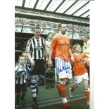 Kevin Nolan and Charlie Adam Newcastle Signed 12 x 8 inch football photo. All autographs come with a