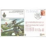 Pete Ayerst DFC signed RAF FF19 First Flight cover. 60th Anniversary of the First Royal Air Force