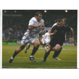 STEVE THOMPSON signed England Rugby 8x10 Photo. All autographs come with a Certificate of