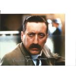 Philip Jackson 8x10 signed colour photo pictured as Chief Inspector Japp in the TV series Poirot.