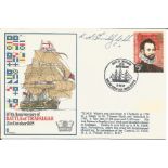 Lt Cmdr H A A Twiddy signed RNSC4 cover commemorating the 167th anniversary of the Battle of