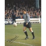 Bobby Moncur signed 10x8 colour photo pictured in action for Newcastle United. All autographs come