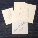 Space signed signature piece collection. 4 included. Includes Shaw, Roberts Acton and Walker. All