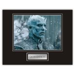 Stunning Display! Game Of Thrones Richard Brake hand signed professionally mounted display. This