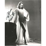 Film Margaret Alexis Smith signed vintage 10 x 8 inch b/w full length photo. All autographs come