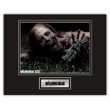 Stunning Display! The Walking Dead Melissa Cowan hand signed professionally mounted display. This