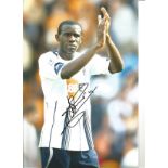 Fabrice Muamba Bolton Signed 12 x 8 inch football photo. All autographs come with a Certificate of