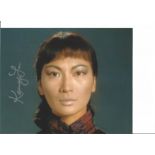 Star Wars actress Kamay Lau signed 10x8 inch colour photo. All autographs come with a Certificate of