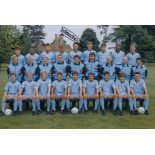 ENGLAND 1988, football autographed 12 x 8 photo, a superb image depicting England players and