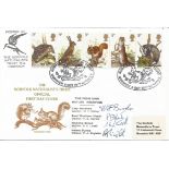 Rare 1977 Nature multiple signed Norfolk Naturalist official FDC. Signed by four nature reserve