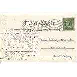 1910 G White taking Mr MacDonald for a flight vintage postcard, Historical interest in senders