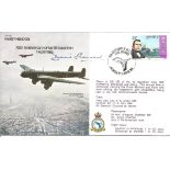 David Shannon DSO DFC WW2 Dambuster Raid pilot signed Fairey Hendon B19. Bomber command cover. All